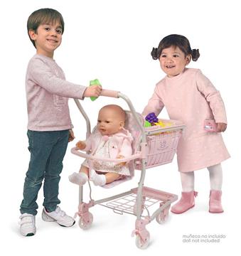 Imagen de Carrito Compra Con Portabebé Muñecas Ocean Fantasy