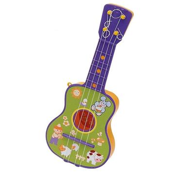 Imagen de Guitarra 4 Cuerdas Animalitos En Estuche