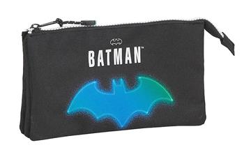 Imagen de Safta Estuche Triple de Batman Bat-Tech
