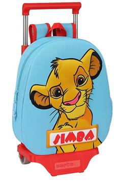 Imagen de Mochila 3D Con Carro Simba Rey León