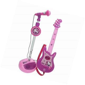 Imagen de Conjunto Guitarra Y Micrófono Reig Hello Kitty 