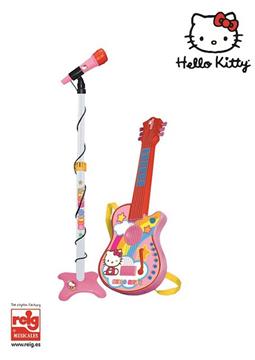 Imagen de Guitarra Y Micrófono Reig Hello Kitty