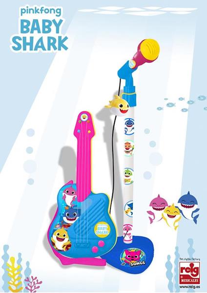 Imagen de Guitarra y Micrófono Baby Shark Reig