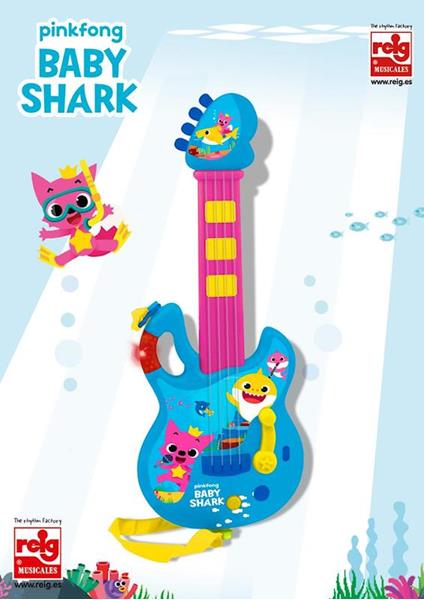 Imagen de Guitarra y Micro Baby Shark Reig