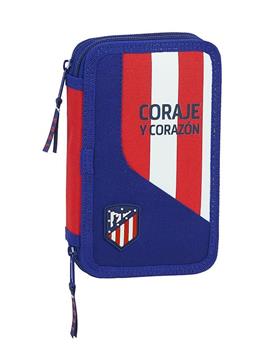 Imagen de Plumier Doble 28 Piezas Atlético Madrid Neptuno