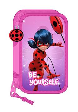 Imagen de Plumier Doble 28 Piezas Lady Bug