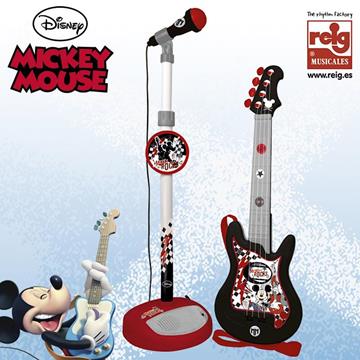 Imagen de Guitarra Y Micrófono Infantil Mickey Mouse Reig 