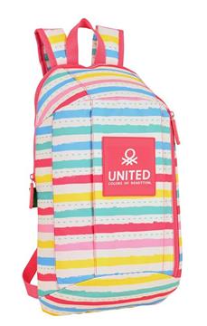 Imagen de Mini Mochila Benetton Rayitas