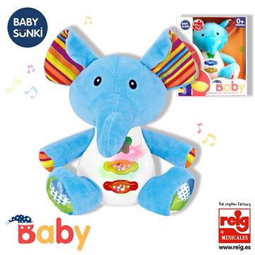 Imagen de Peluche Musical Elefante 15 Cm