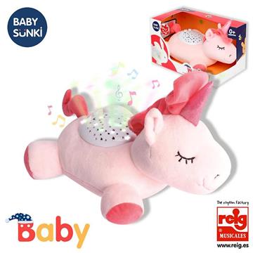 Imagen de Proyector Musical Unicornio Peluche 25 Cm