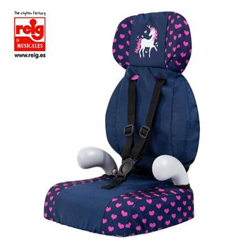 Imagen de Silla De Coche Muñecas Deluxe Azul Marino