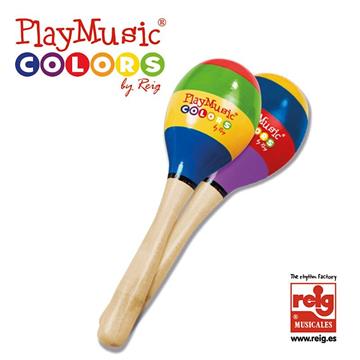 Imagen de Maracas De Madera Pintadas 20 Cm.