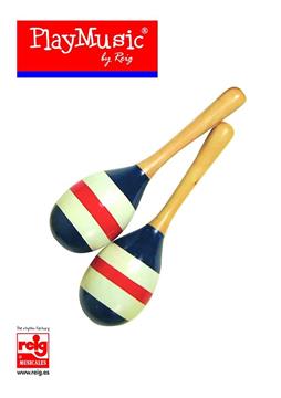 Imagen de Maracas De Madera Pintadaº
