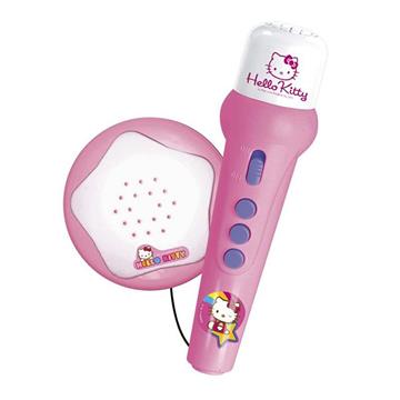 Imagen de Micro De Mano Con Amplificador Y Ritmos Hello Kitty 