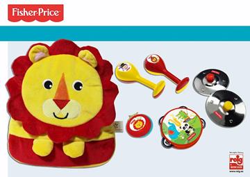Imagen de Mochila León Con 4 Instrumentos Fisher Price