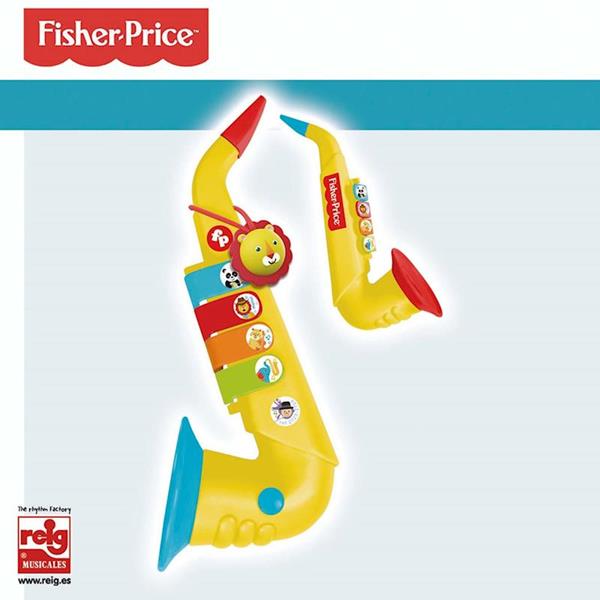 Imagen de Saxofón 4 Notas Fisher Price En Estuche