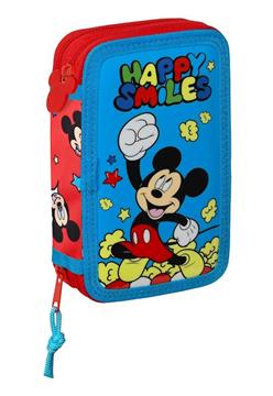 Imagen de Plumier Doble 28 Piezas Mickey Mouse Happy Smiles