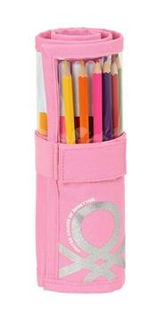 Imagen de Estuche Enrollable 27 Piezas Benetton Flamingo Pink