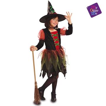 Imagen de Disfraz Infantil Brujita De Colores Talla 10-12 Años Viving Costumes