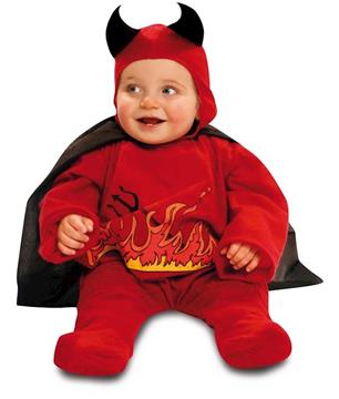 Imagen de Disfraz Bebe Diablillo Rojo Talla 1-2 Años Viving Costumes