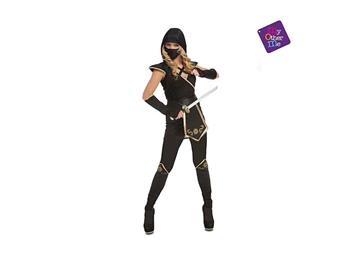 Imagen de Disfraz Adulto Ninja Negro mujer Viving Costumes