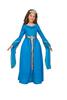 Imagen de Disfraz Infantil Princesa Medieval Azul Talla 7-9 años Viving Costumes