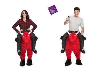 Imagen de Disfraz Adulto Ride-On Toro Rojo Talla M-L Viving Costumes