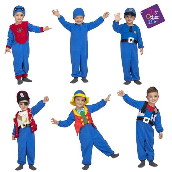 Imagen de Disfraz Infantil Quick 'n' Fun Blue Talla 5-6 años Viving Costumes