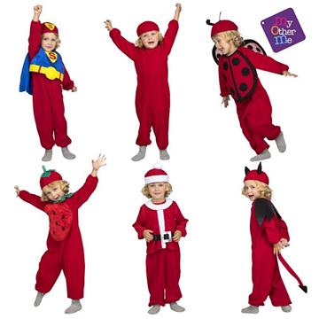 Imagen de Disfraz Infantil Quick 'n' Fun Red Talla 12-24 meses Viving Costumes