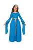 Imagen de Disfraz Infantil Princesa Medieval Azul Talla 5-6 años Viving Costumes