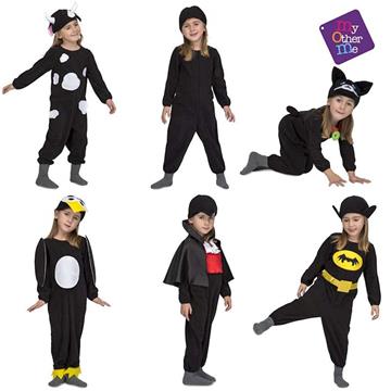 Imagen de Disfraz Infantil Quick 'n' Fun Black Talla 5-6 años Viving Costumes