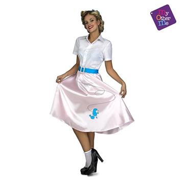 Imagen de Disfraz Adulto Pink Lady Rosa Talla M-L Viving Costumes