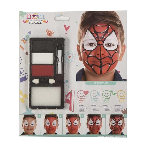 Imagen de Kit Maquillaje Infantil Hombre Araña Viving Costumes