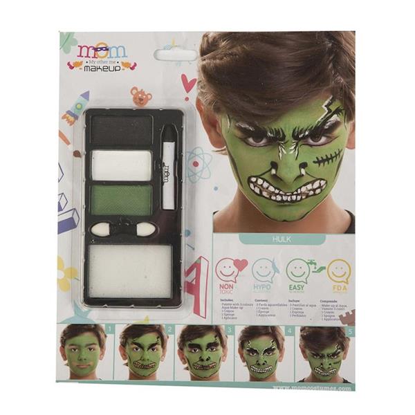 Imagen de Kit Maquillaje Infantil Hulk Viving Costumes
