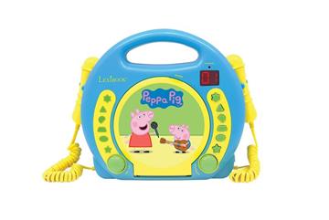 Imagen de Lector Cd Con 2 Micrófonos De Peppa Pig Lexibook