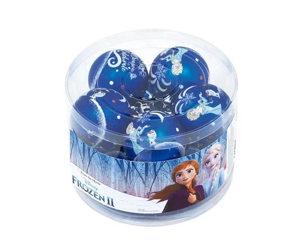 Imagen de 10 Bolas Navidad Frozen II Memories Azul
