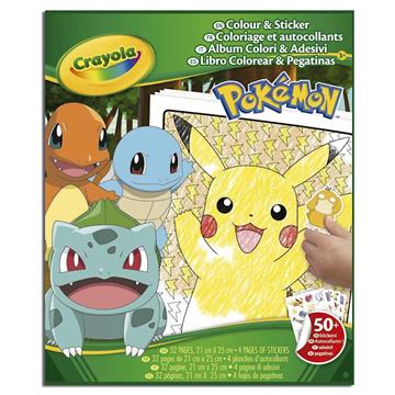 Imagen de Álbum con pegatinas Pokemon CRAYOLA 