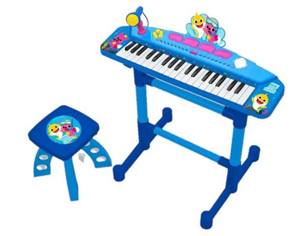 Imagen de Baby Shark Piano con Micrófono y Silla