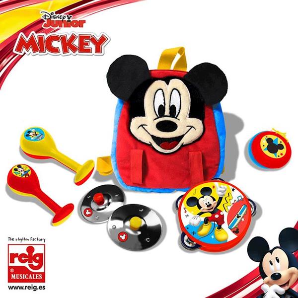 Imagen de Mickey Mouse Mochila con 4 instrumentos