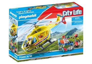 Imagen de Playmobil City Life Helicóptero de Rescate