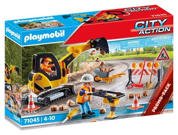 Imagen de Playmobil City Action Construcción de Carreteras
