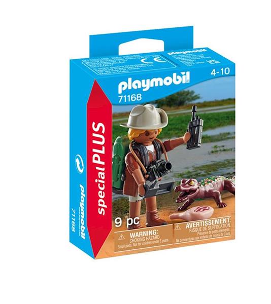 Imagen de Playmobil Special Plus Investigador con Caimán