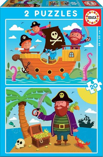 Imagen de Puzzle Piratas 20 Piezas 2 Unidades