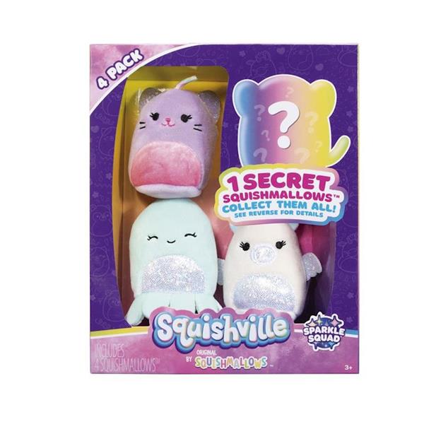 Imagen de Squishmallows Pack 4 Peluches 5 Cm