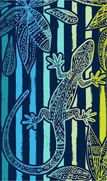 Imagen de Toalla Jacquard Terciopelo Lagare 100x170 Cm