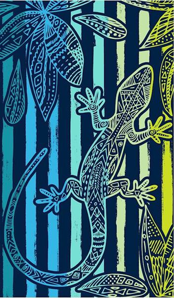 Imagen de Toalla Jacquard Terciopelo Lagare 100x170 Cm