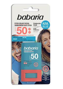 Imagen de Babaria Stick Facial Solar Azul SPF50