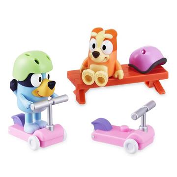 Imagen de Bluey Figura con mini Vehículos 6 cm