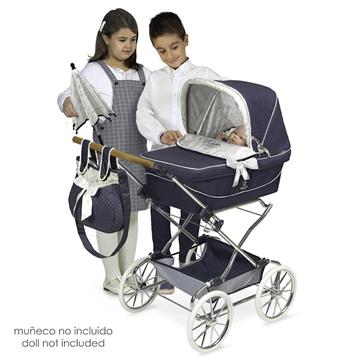 Imagen de Coche Paseo Reborn Vintage Plegable Con Sombrilla