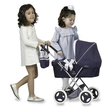 Imagen de Carro Muñeca Vintage Plegable Con Sombrilla